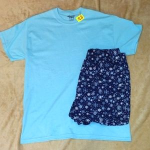2 Pc. pajama shorts set